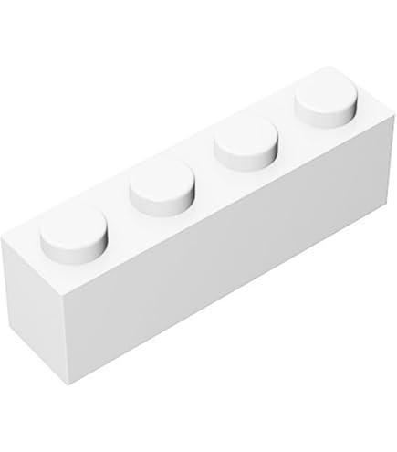 Amazon.com: Classic Bulk Brick Block 1x6, 100 Piece White Brick